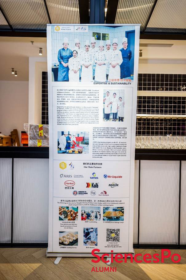 A sign with a group of people standing in front of a counter
AI-generated content may be incorrect.