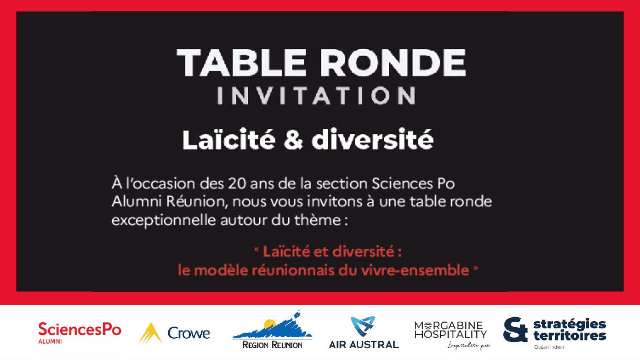 Table ronde – Laïcité et diversité : le modèle réunionnais du vivre-ensemble
