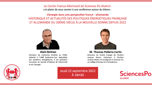 Conférence pilote d’une série d’évènements consacrés au thème de l’énergie dans une perspective franco-allemande