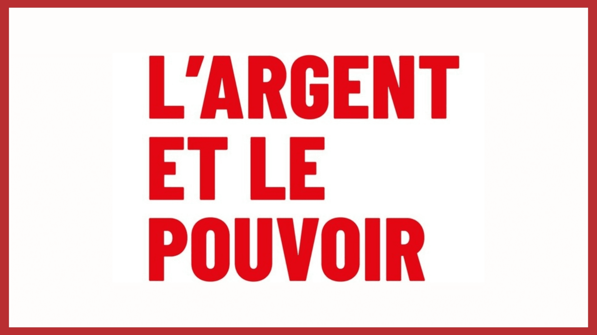 [Émile Magazine] Jannick Alimi, L’argent et le pouvoir. Elysée-Bercy, les liens secrets (2026)