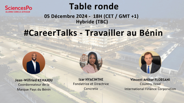 Table ronde : Opportunités professionnelles au Bénin