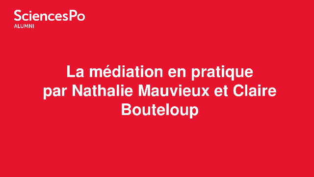 La médiation en pratique