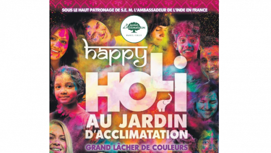 Holi ( Fête des Couleurs) au Jardin d'Acclimatation