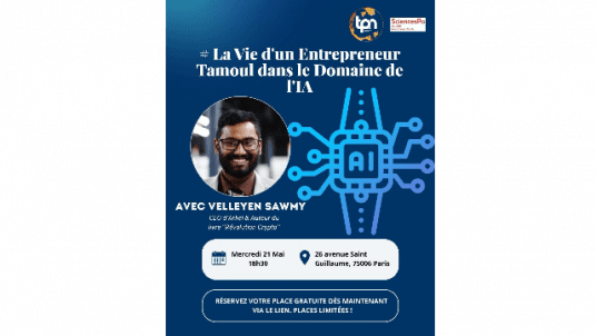 À la rencontre de Velleyen, entrepreneur tamoul pionnier de l’IA