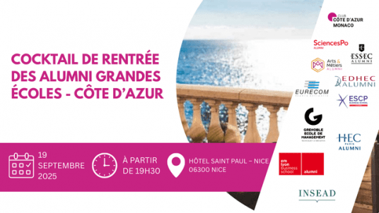 Cocktail de rentrée des Alumni Grandes Écoles - Côte d’Azur