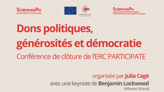 Conférence – Dons politiques, générosités et démocratie