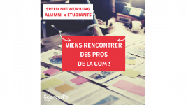 Speednetworking Alumni x Étudiants - Métiers de la communication