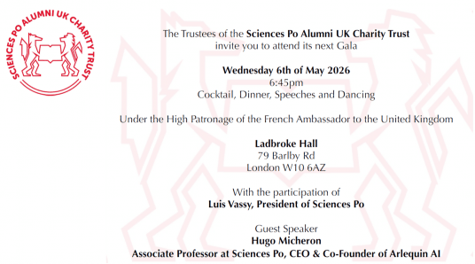 Sciences Po Alumni UK Trust - 2026 Gala at Ladbroke Hall