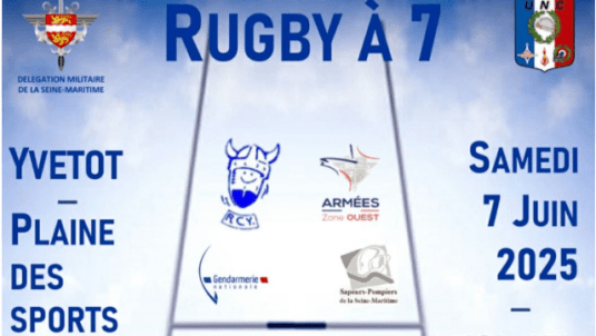 Tournoi caritatif de Rugby à 7 à Yvetot  au profit des blessés des Armées