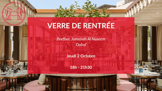 Verre de rentrée de la section Émirats Arabes Unis à Dubaï